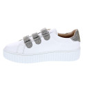 Zapatillas Vanesa Wu zapatos Mujer modelo Jane Blanco Velcro