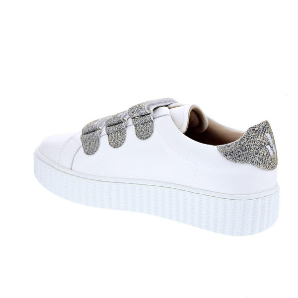 Zapatillas Vanesa Wu zapatos Mujer modelo Jane Blanco Velcro