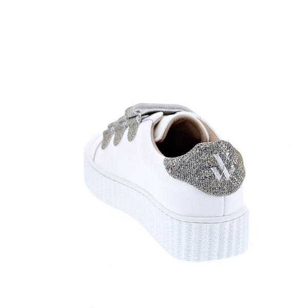 Zapatillas Vanesa Wu zapatos Mujer modelo Jane Blanco Velcro