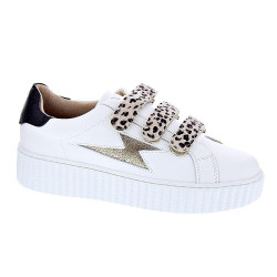 Zapatillas Vanesa Wu zapatos Mujer modelo Maggie Blanco Velcro 2