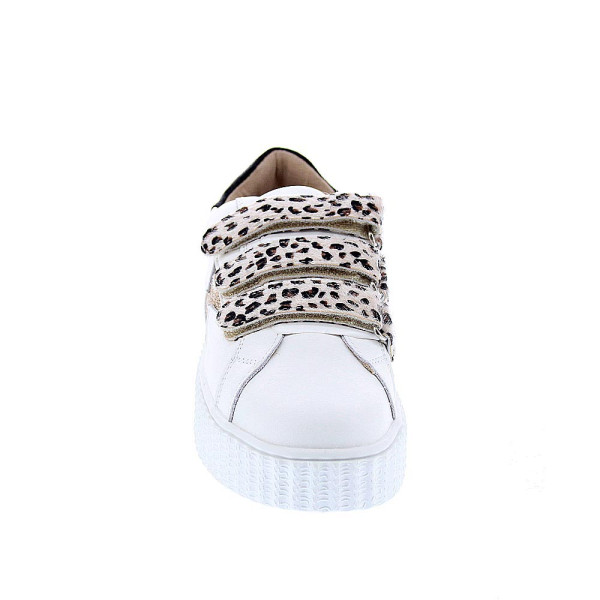Zapatillas Vanesa Wu zapatos Mujer modelo Maggie Blanco Velcro
