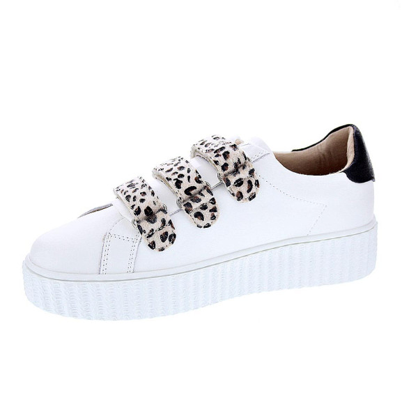 Zapatillas Vanesa Wu zapatos Mujer modelo Maggie Blanco Velcro