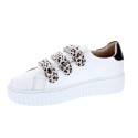Zapatillas Vanesa Wu zapatos Mujer modelo Maggie Blanco Velcro