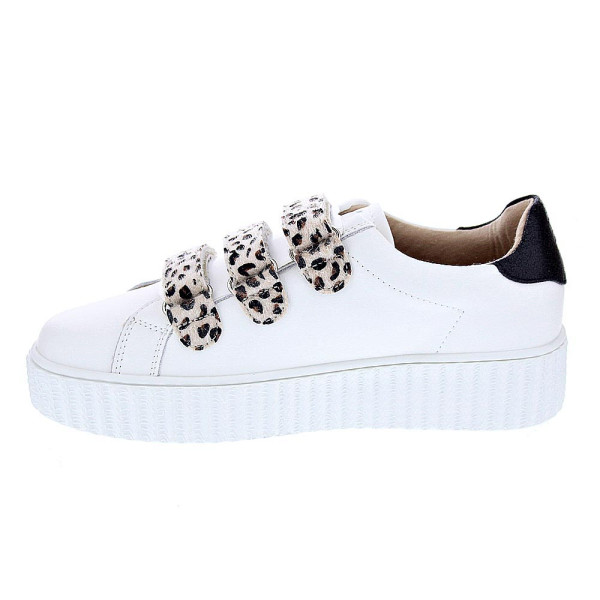 Zapatillas Vanesa Wu zapatos Mujer modelo Maggie Blanco Velcro