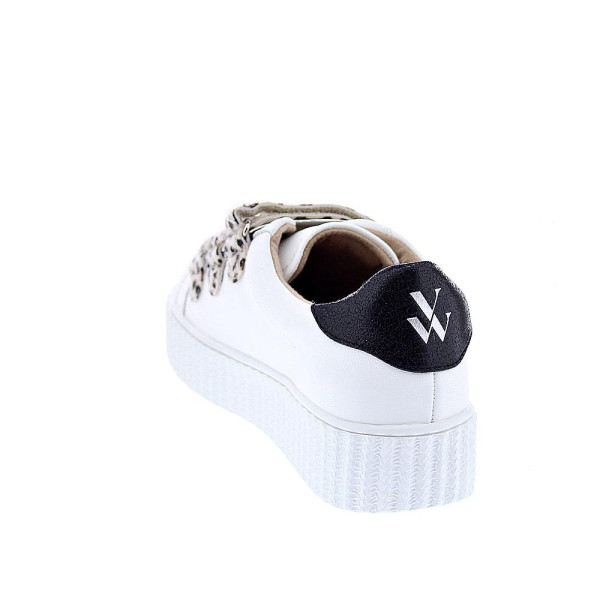 Zapatillas Vanesa Wu zapatos Mujer modelo Maggie Blanco Velcro