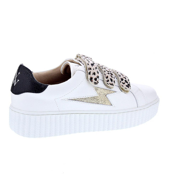 Zapatillas Vanesa Wu zapatos Mujer modelo Maggie Blanco Velcro