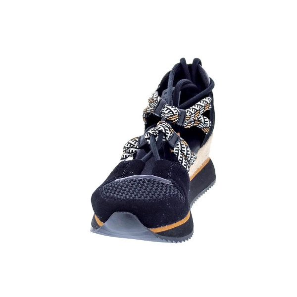 Alpargatas Gioseppo zapatos Mujer modelo Iona Negro Cordón