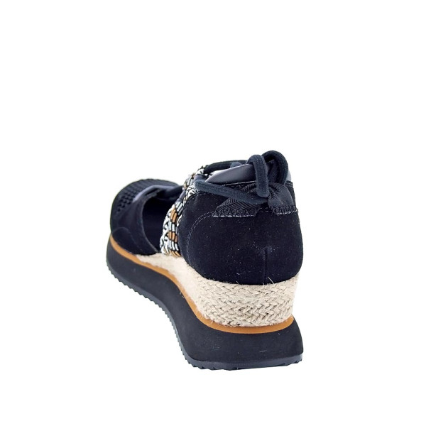 Alpargatas Gioseppo zapatos Mujer modelo Iona Negro Cordón