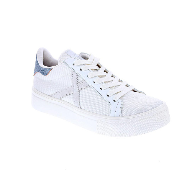 Zapatillas Munich zapatos Mujer modelo Rete Sky 61 Blanco Cordón
