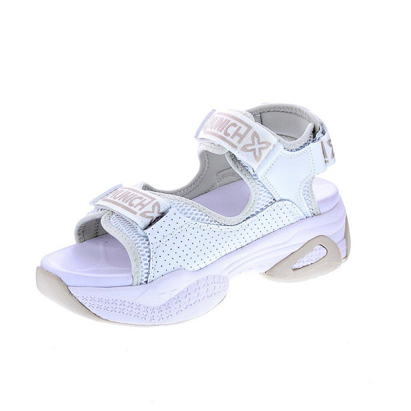 Sandalias Munich zapatos Mujer modelo Areia 05 Blanco Velcro
