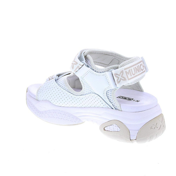 Sandalias Munich zapatos Mujer modelo Areia 05 Blanco Velcro