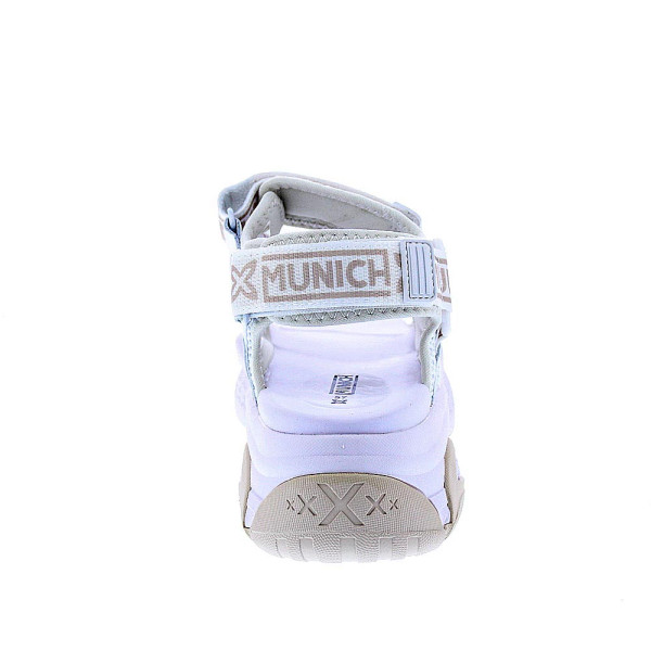 Sandalias Munich zapatos Mujer modelo Areia 05 Blanco Velcro