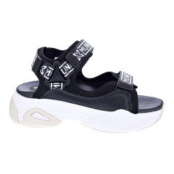 Sandalias Munich zapatos Mujer modelo Areia 06 Negro Velcro