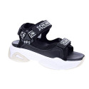 Sandalias Munich zapatos Mujer modelo Areia 06 Negro Velcro