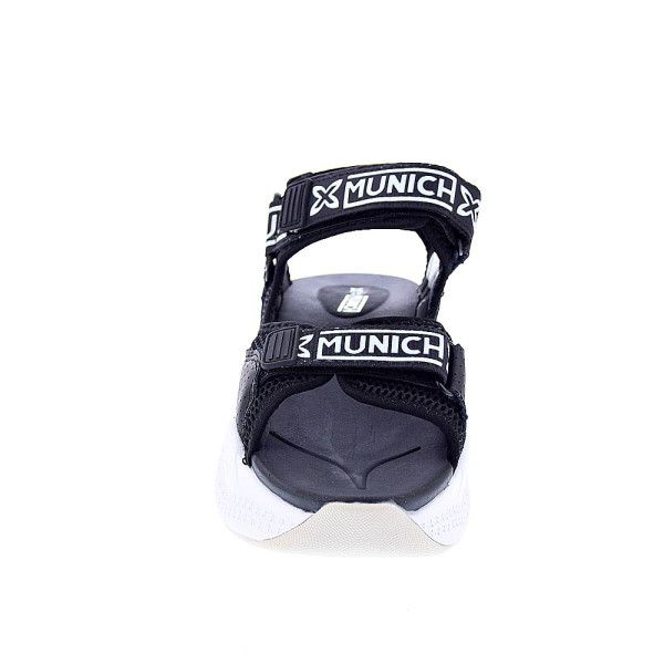 Sandalias Munich zapatos Mujer modelo Areia 06 Negro Velcro