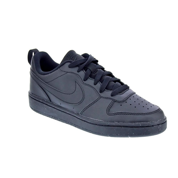 Zapatillas Nike zapatos Niño modelo Court Borought Negro Cordón