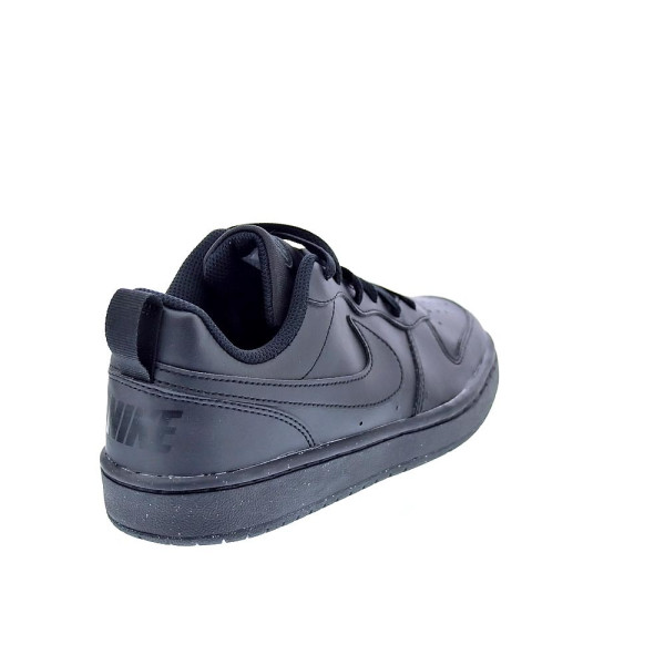 Zapatillas Nike zapatos Niño modelo Court Borought Negro Cordón