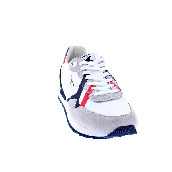 Zapatillas Pepe Jeans zapatos Hombre modelo Brit Road Blanco Cordón