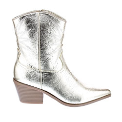 Botines La Strada zapatos Mujer modelo 2203459 Oro Cremallera