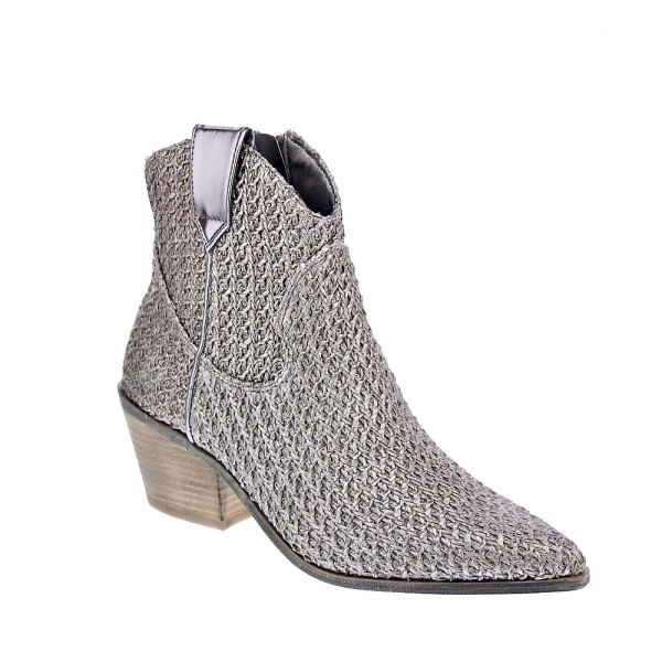 Botines La Strada zapatos Mujer modelo 2302346 Plata Cremallera