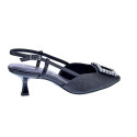 Sandalias Tamaris zapatos Mujer modelo 29601 Negro Hebilla