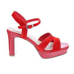 Sandalias Tamaris zapatos Mujer modelo 28309 Rojo Hebilla