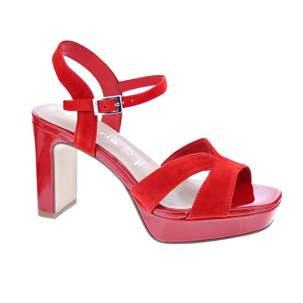 Sandalias Tamaris zapatos Mujer modelo 28309 Rojo Hebilla