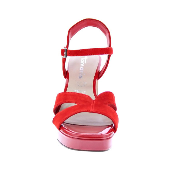 Sandalias Tamaris zapatos Mujer modelo 28309 Rojo Hebilla