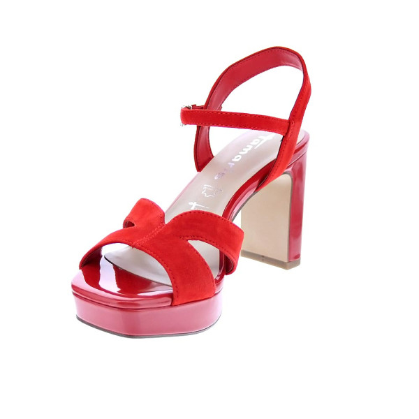 Sandalias Tamaris zapatos Mujer modelo 28309 Rojo Hebilla