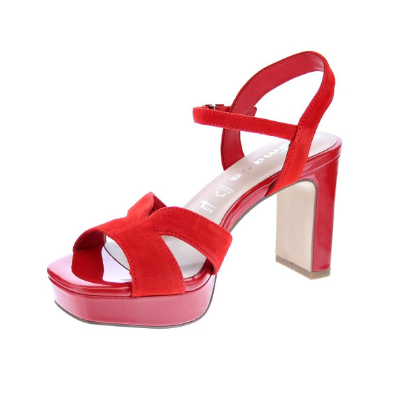 Sandalias Tamaris zapatos Mujer modelo 28309 Rojo Hebilla