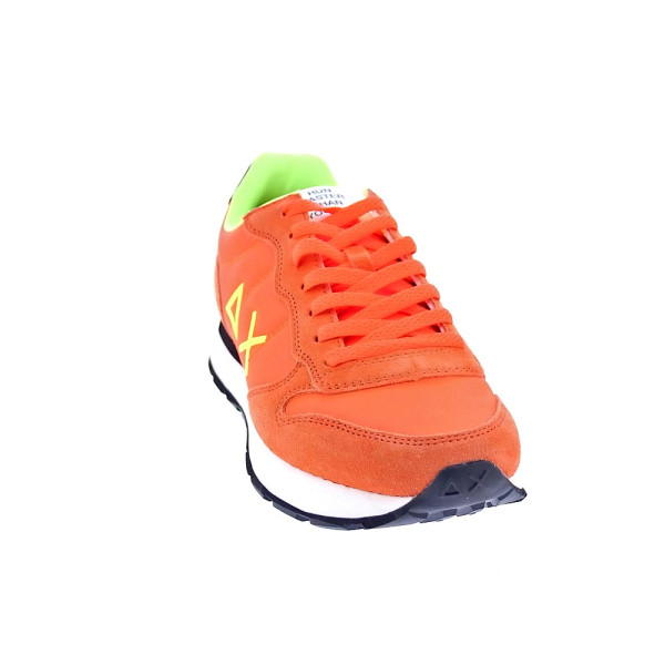 Zapatillas Sun68 AX zapatos Hombre modelo Tom Solid Naranja Cordón