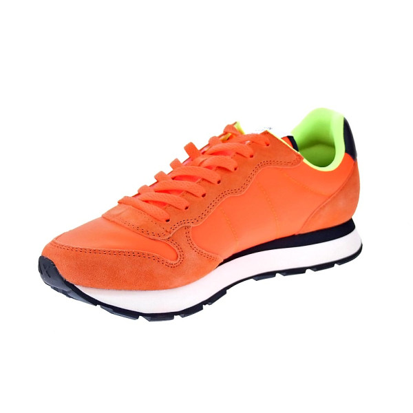 Zapatillas Sun68 AX zapatos Hombre modelo Tom Solid Naranja Cordón