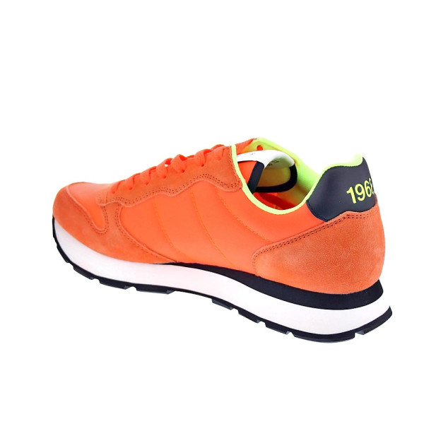 Zapatillas Sun68 AX zapatos Hombre modelo Tom Solid Naranja Cordón