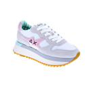Zapatillas Sun68 AX zapatos Mujer modelo Big Stargirl Sponge Logo Blanco Cordón