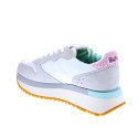Zapatillas Sun68 AX zapatos Mujer modelo Big Stargirl Sponge Logo Blanco Cordón