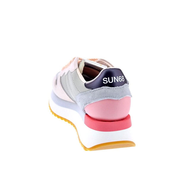 Zapatillas Sun68 AX zapatos Mujer modelo Big Stargirl Printed Logo Amarillo Cordón