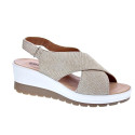 Sandalias Igi zapatos Mujer modelo 5667333 Beige Velcro