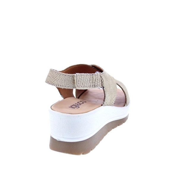 Sandalias Igi zapatos Mujer modelo 5667333 Beige Velcro