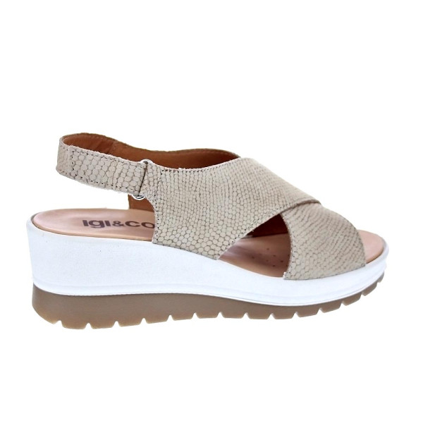 Sandalias Igi zapatos Mujer modelo 5667333 Beige Velcro