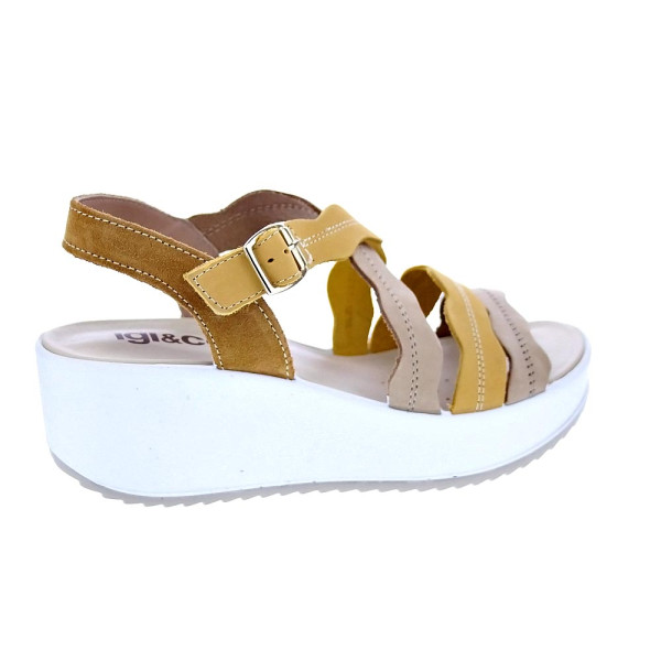 Sandalias Igi zapatos Mujer modelo 5668533 Beige Hebilla