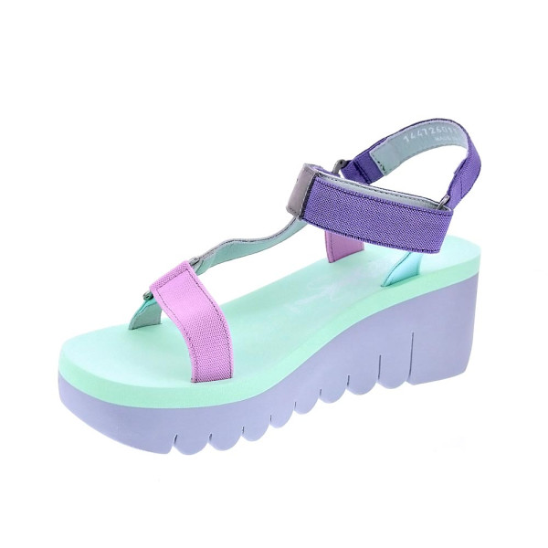 Sandalias Fly London zapatos Mujer modelo Yefa Verde Velcro