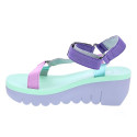 Sandalias Fly London zapatos Mujer modelo Yefa Verde Velcro