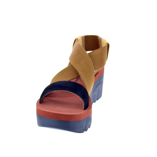 Sandalias Fly London zapatos Mujer modelo Yabi Negro Elástico