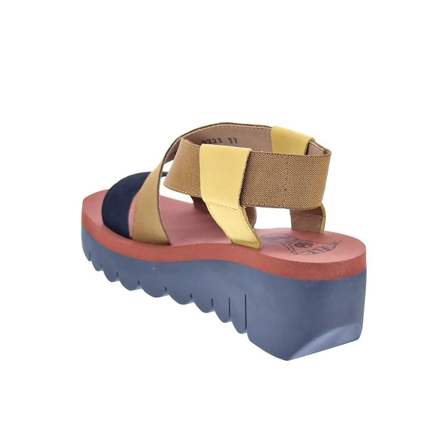 Sandalias Fly London zapatos Mujer modelo Yabi Negro Elástico