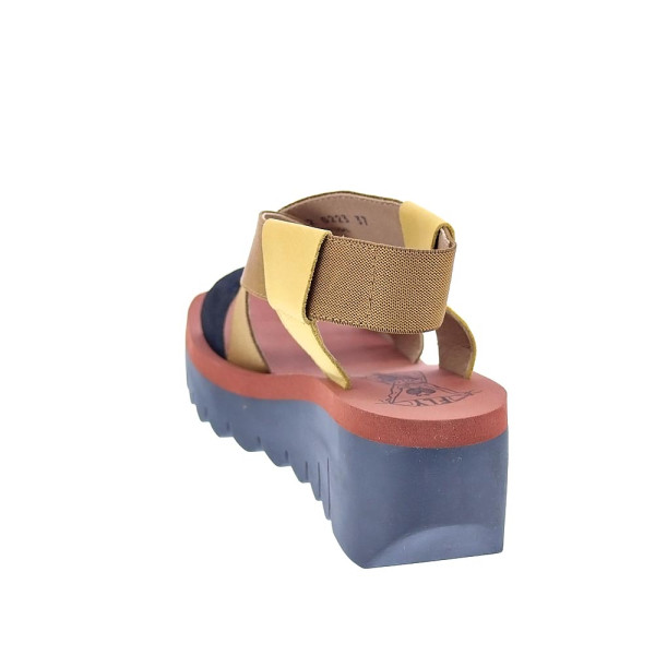 Sandalias Fly London zapatos Mujer modelo Yabi Negro Elástico