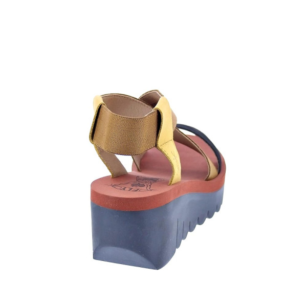 Sandalias Fly London zapatos Mujer modelo Yabi Negro Elástico