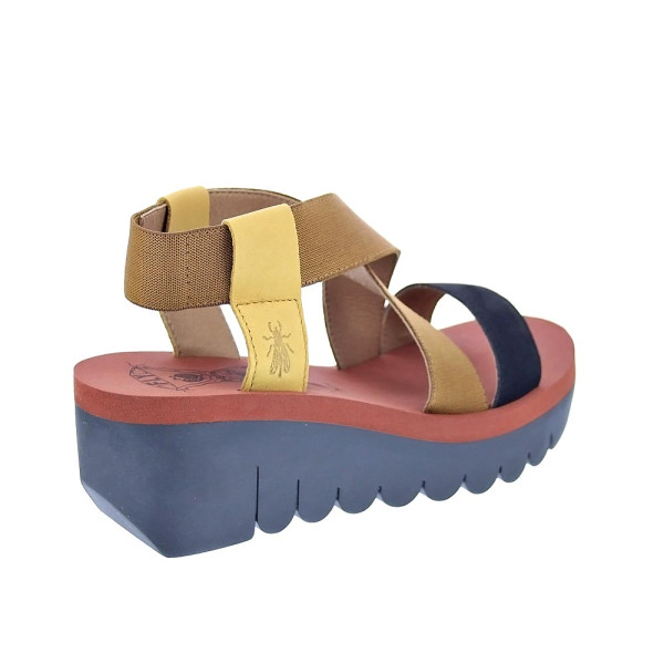 Sandalias Fly London zapatos Mujer modelo Yabi Negro Elástico