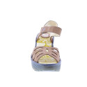 Sandalias Fly London zapatos Mujer modelo Yazi Beige Velcro