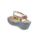 Sandalias Fly London zapatos Mujer modelo Yazi Beige Velcro