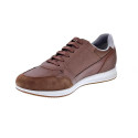 Zapatillas Geox zapatos Hombre modelo Avery cremallera Marrón Cordón